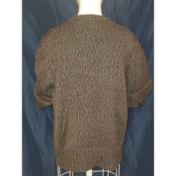 Club Monaco Sweater Women's Large Brown Heather  Knit Pullover - Picture 2 of 7